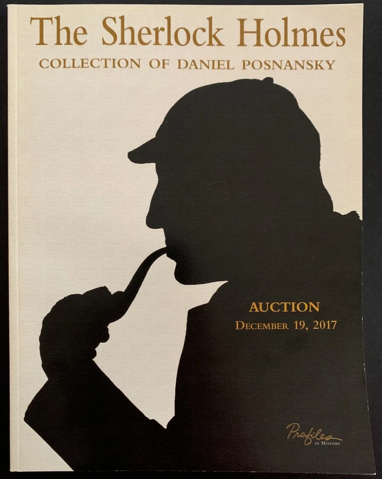The Sherlock Holmes Collection of Daniel Posnansky - 2017 Auction Catalog Foto 1 de 4