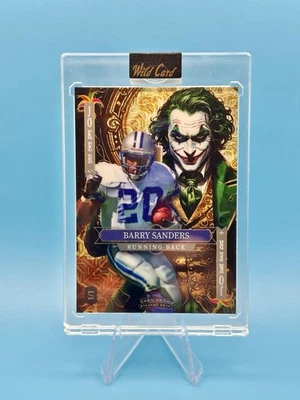 2025 Wildcard 5 张卡抽奖堆叠甲板小玩笑 - Barry Sanders 1/1 — 第 1/2 张图片