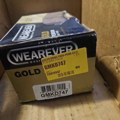 Juego de pastillas de freno delanteras GMKD747 para Hyundai Elantra, Tiburon, Sonata 1989-2004 Foto 1 de 4