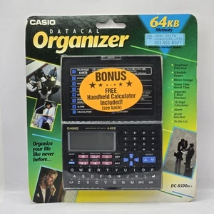 Vintage Electronic Personal Organizer Casio, Datenbank DC-8500 64KB + Taschenrechner - Bild 1 von 15