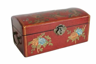 830 Weinkiste Asia Weinbox 1 Flasche Geschenkekiste Weinaufbewahrung 34x17x16 cm - Bild 1 von 4