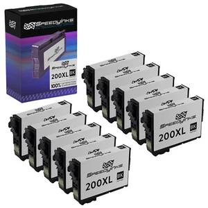 Reman Ink Cartridge 10 PK for Epson Expression XP-400 XP-300 T200XL120 Black - Picture 1 of 7