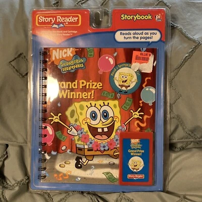 Story Reader Sponge Bob Square Pants Grand Prize Winner Book & Cartridge 2007 - Image 1 of 2