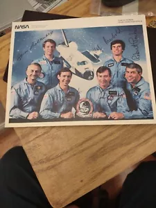 Autographed Signed Space Shuttle STS-9 NASA Color Photograph - Picture 1 of 5
