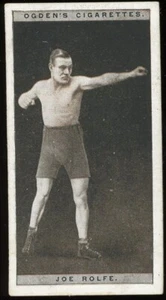 1928 Ogdens Pugilists In Action Boxing #36 Joe Rolfe EX/MT - Picture 1 of 2