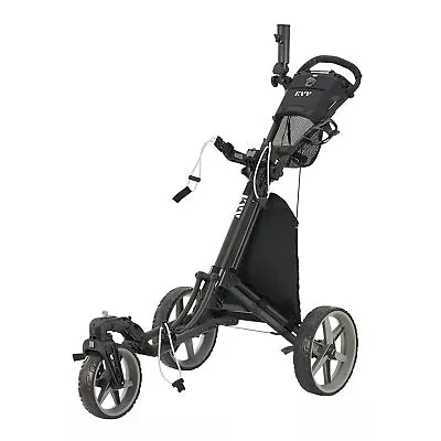 KVV 3 Wheel 360 Rotating Front Wheel Golf Push Cart Open and Close in ONE Sec... - Image 1 of 4