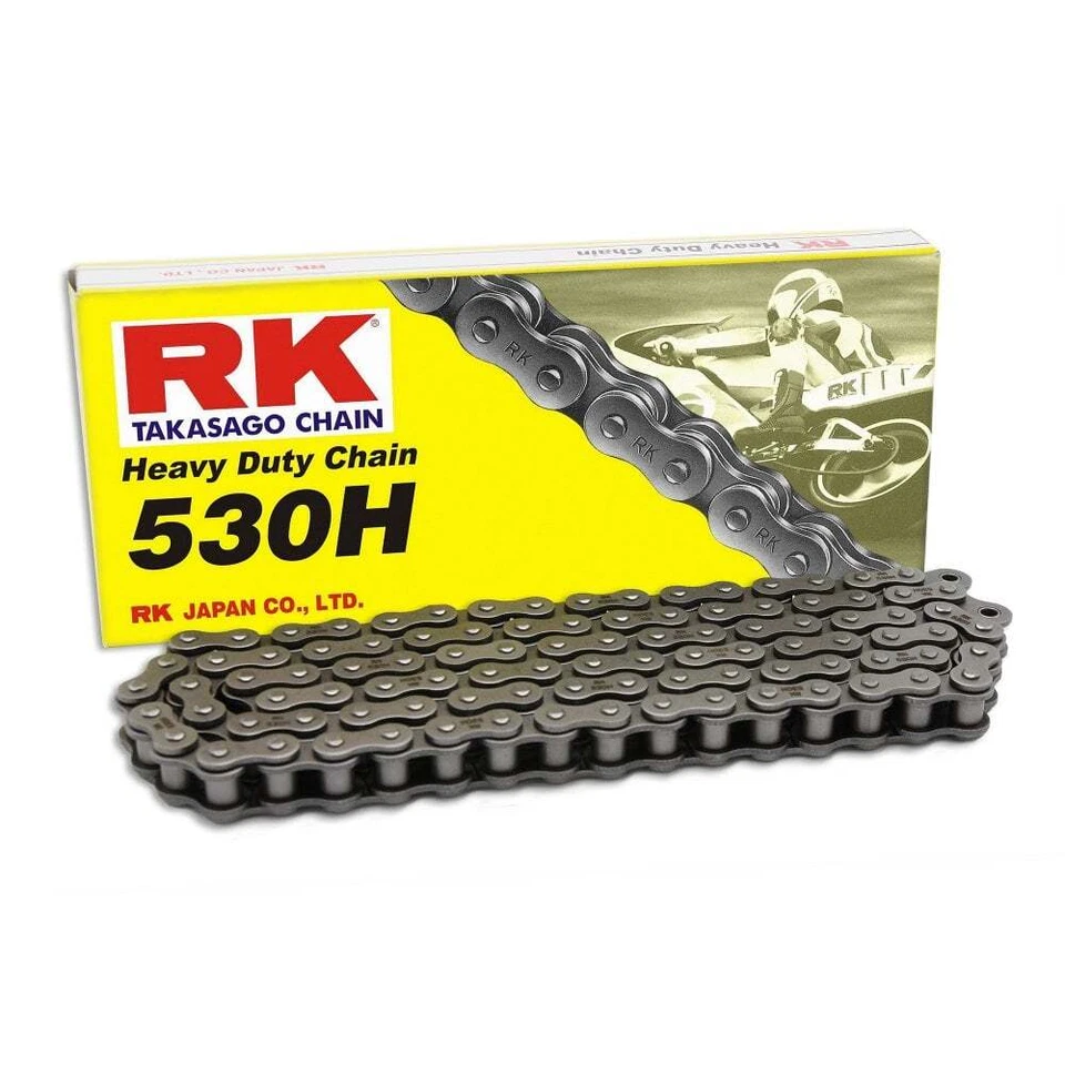 Corrente RK para Kawasaki KZ400 A1/A2 (Deluxe) 77-78 530 H 100 elos - Imagem 1 de 1