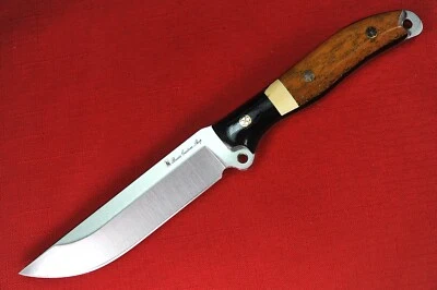 Busse Custom Trail Beacon .20” Sable Tierra Hoja Satinada Negro G10 G-rexed Madera Foto 1 de 4