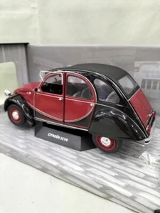 KYOSHO Minicar 1/18 Citroen 2CV Charleston Black/Maroon Used - Picture 1 of 19