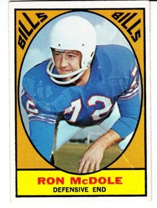 1967 TOPPS #25 RON MCDOLE Buffalo Bills Fußballkarte - Bild 1 von 1