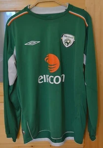 2004 - 2006 Republic Of Ireland, Home Football Longsleeve Shirt by Umbro, Size M - Picture 1 of 7
