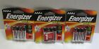 Energizer AAA Alkaline Batteries (4-Pack) Lot of 3