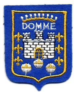 ECUSSON BRODé " DOMME " QUALITé TRES BON ETAT ref E02 - Foto 1 di 1