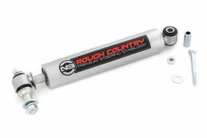 Rough Country Heavy Duty Steering Stabilizer for Jeep TJ, YJ, XJ, WJ, ZJ & GM - Picture 1 of 6