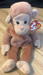 Ty Beanie Baby Bongo der Affe Spielzeug (4067) - Bild 1 von 7