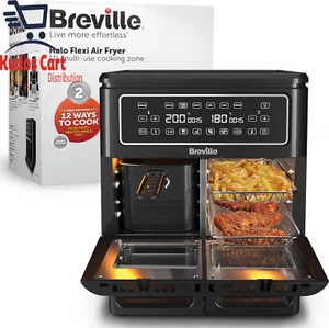Breville Halo Flexi Freidora de Aire Digital Doble Aire Freidora Horno 11L Hornear Parrilla Asar - Imagen 1 de 12