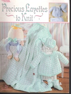 Leisure Arts Precious Layettes To Knit Knitting Craft Book - Image 1 of 2