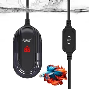 hygger Aquarium Heater 15W 25W 50W 100W 150W Submersible Betta Fish Tank Heater - Picture 1 of 17