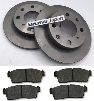 Fits Honda Acty Truck VAN HA3 HA4 HH3 HH4 Front Brake Rotors and Pads Set NEW - Image 1 of 4
