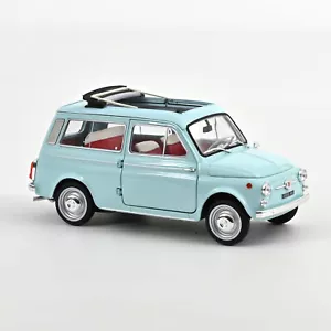 NOREV 187742 1:18 FIAT 500 GIARDINIERA 1964 ACQUAMARINA BLU - Foto 1 di 6