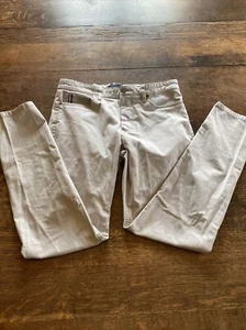 Tommy Hilfiger Pantalones Para Hombre 33x32 Gris Claro Cremallera Magnética A Presión Recto Informal - Imagen 1 de 7