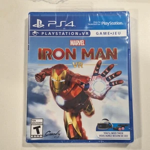 PSVR Marvel's Iron Man VR for Playstation 4, New Sealed Hang Tag - Picture 1 of 10