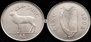Ireland 1998 | Irish £1 | 1 Pound | Deer | KM.31 | High Grade - Picture 1 of 2