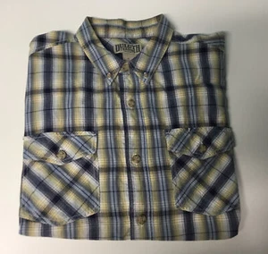 Duluth Trading Company Men's Size XL Plaid Short Sleeve Button Down Shirt - Picture 1 of 12