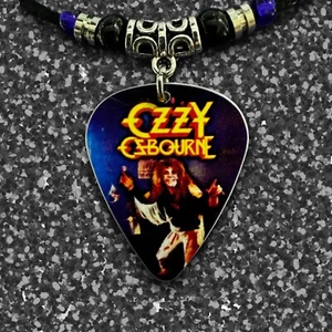 Handmade Ozzy Aluminum Guitar Pick Necklace with Optional Matching Earrings - Picture 1 of 5