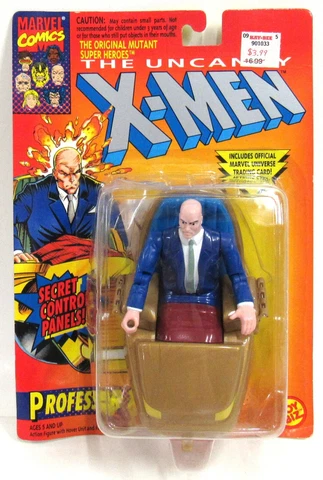 New Sealed ToyBiz Marvel Uncanny X-Men Secret Panels Professor X 1993 Cover