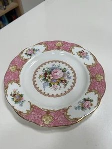 Vintage Royal Albert Lady Carlyle Floral Plate 8" - Picture 1 of 7