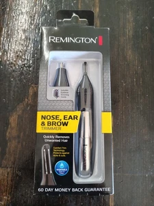 REMINGTON 2-En-1 Nariz Oreja Cejas Cabello BATERÍA DOBLE HOJA Recortadora de Precisión Giratoria - Imagen 1 de 5