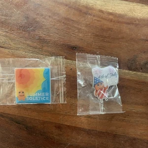 4th of July Peccy Pin Summer Solstice Amazon Plus 3 Free Pins - Picture 1 of 5