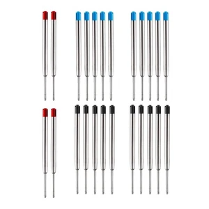 24x recharges de stylo à bille rotatif remplacent les fournitures métal 1.0mm - Afbeelding 1 van 7