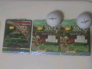 (1) 2023 & (2) 2024 Masters Badge Souvenirs. - Picture 1 of 2