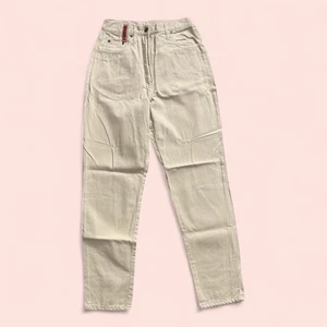 Vintage USED Company By Sim Beige Moms Jeans Size 38 Cotton 90s - Picture 1 of 8