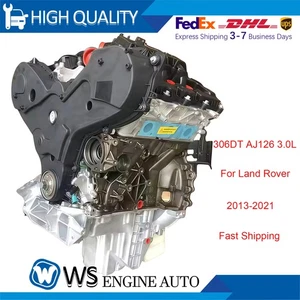 Long Block Engine Assembly For 13-21 Land Rover X250 Jaguar 306DT AJ126 3.0L V6 - Picture 1 of 11