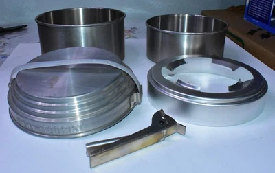 Juego de cocina turística Sigg vintage camping aluminio hecho en Suiza Foto 1 de 4