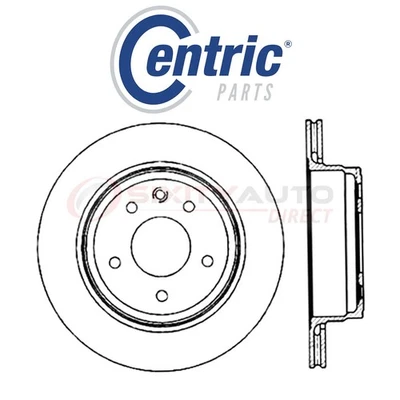 Centric C-TEK Disc Brake Rotor for 1994-1996 Jaguar XJS 4.0L 6.0L L6 V12 - hk Foto 1 de 4
