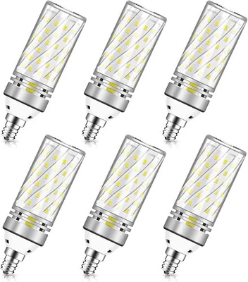 E12 LED Bulbs, 16W Candelabra Light Bulbs, Daylight 6000K, 120W Equivalent 15... - Image 1 of 4