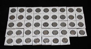 Jefferson Nickel Partial Collection 1939-1959 No Key Dates, No silver 43 Coins - Picture 1 of 15