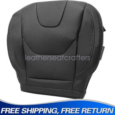 Cubierta de asiento de cuero inferior del conductor negra 2013-2017 apta para Ford Edge Fusion Titanium Foto 1 de 4