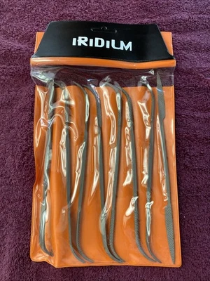 Vintage Iridium 8pc. Riffle RASP File Set # 465 Made In Italy  - Image 1 of 4