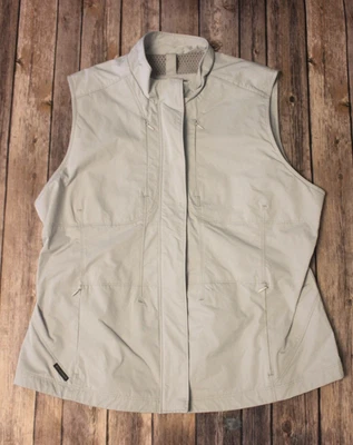 ROYAL ROBBINS Weekender Poliéster Forrado en Malla Cremallera Senderismo Chaleco Bolsillos XL Beige Foto 1 de 4