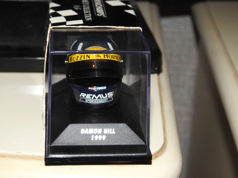 MINICHAMPS 1/8 CLASSIC DAMON HILL 1998 JORDAN F1 FORMULA 1 CRASH HELMET — 第 1/1 张图片