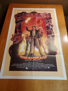 Dreamscape Original Movie Poster 27x41 Folded Theater One Sheet 1984 Sci Fi - Picture 1 of 14