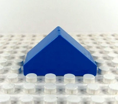 Lego Duplo Artículo Triángulo Techo 2x4 (1) Azul Foto 1 de 2