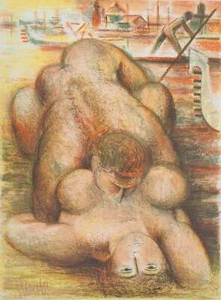 Blasco MENTOR: Passion in Venedig, original signierte Lithographie - Bild 1 von 6