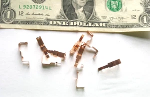 10 TYCO Mattel 440-X2 COMPATIBLE SLOT CAR PICK UP SHOES HO SCALE TYCO 440 NEW !!