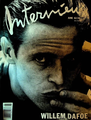 Interview Magazine June 1988 William Dafoe Gore Vidal Louise Dahl-Wolfe - Image 1 of 2